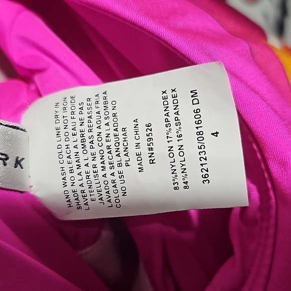 Trina Turk Spa & Swim Collection Colorful Swimsuit Size 4 NWT - Picture 11 of 11